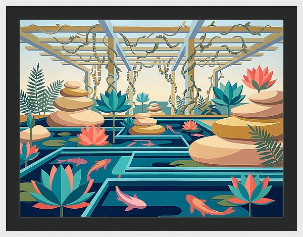 Tranquil Waterscape Harmony 9637