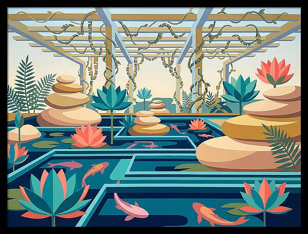 Tranquil Waterscape Harmony 9637