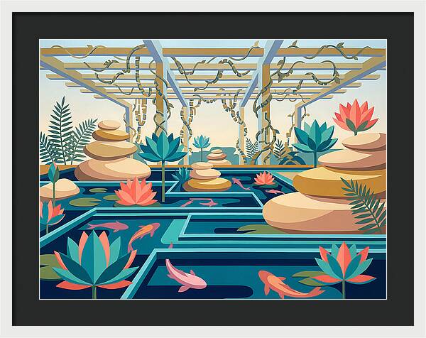 Tranquil Waterscape Harmony 9637