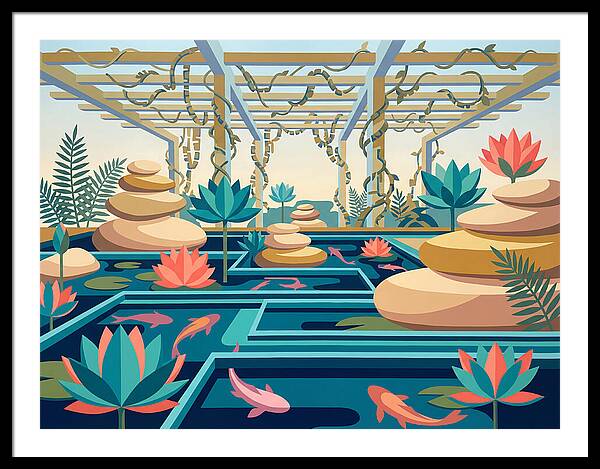 Tranquil Waterscape Harmony 9637