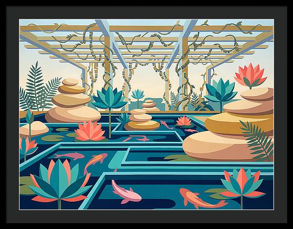 Tranquil Waterscape Harmony 9637