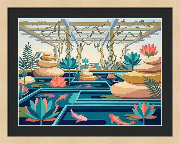 Tranquil Waterscape Harmony 9637