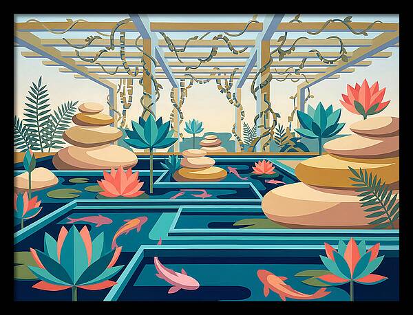 Tranquil Waterscape Harmony 9637