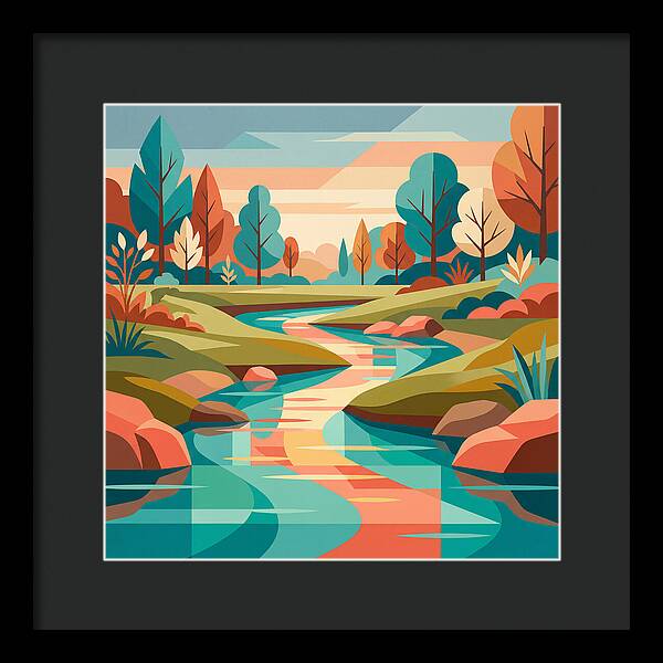 Tranquil Waterscape Scene
