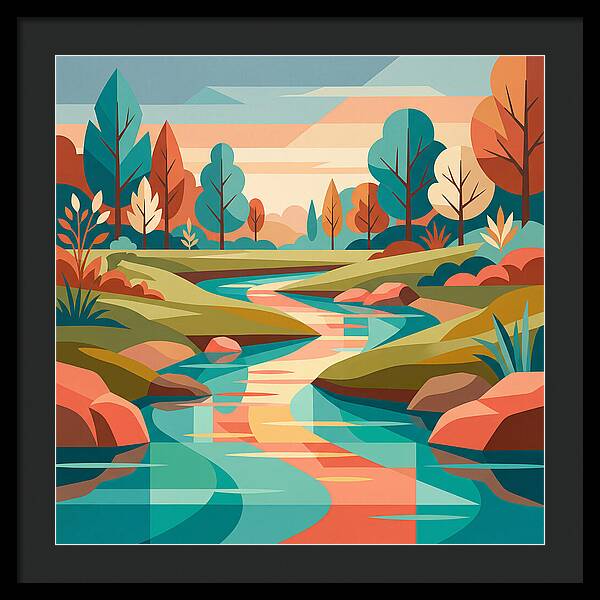 Tranquil Waterscape Scene