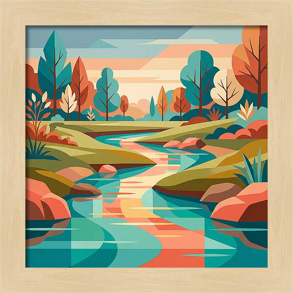 Tranquil Waterscape Scene