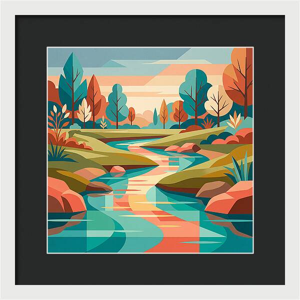 Tranquil Waterscape Scene
