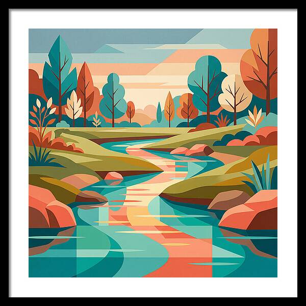 Tranquil Waterscape Scene