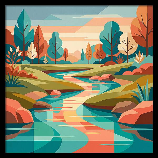 Tranquil Waterscape Scene