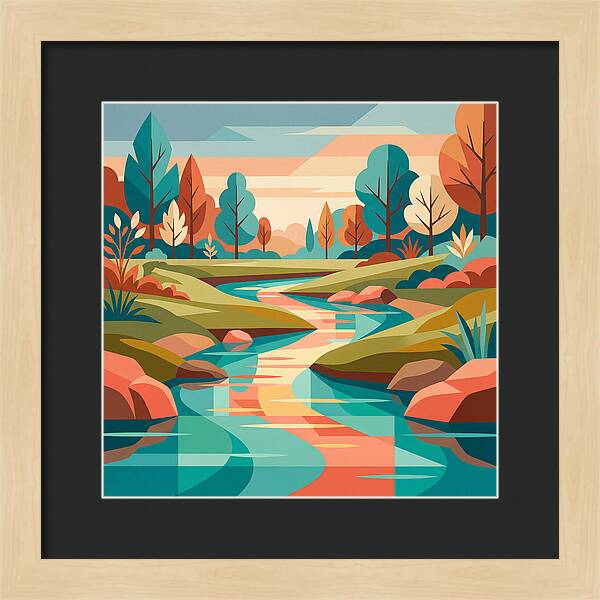 Tranquil Waterscape Scene