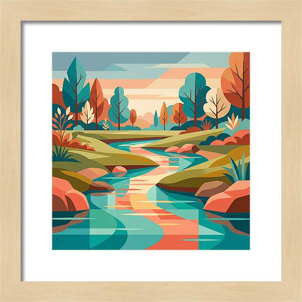 Tranquil Waterscape Scene