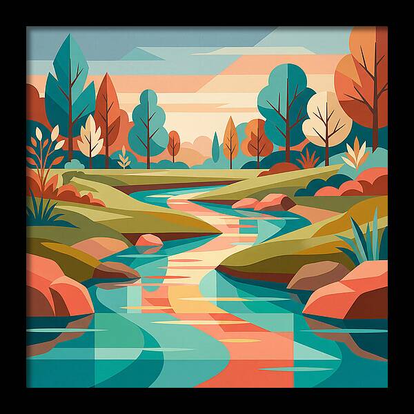 Tranquil Waterscape Scene