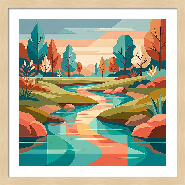 Tranquil Waterscape Scene
