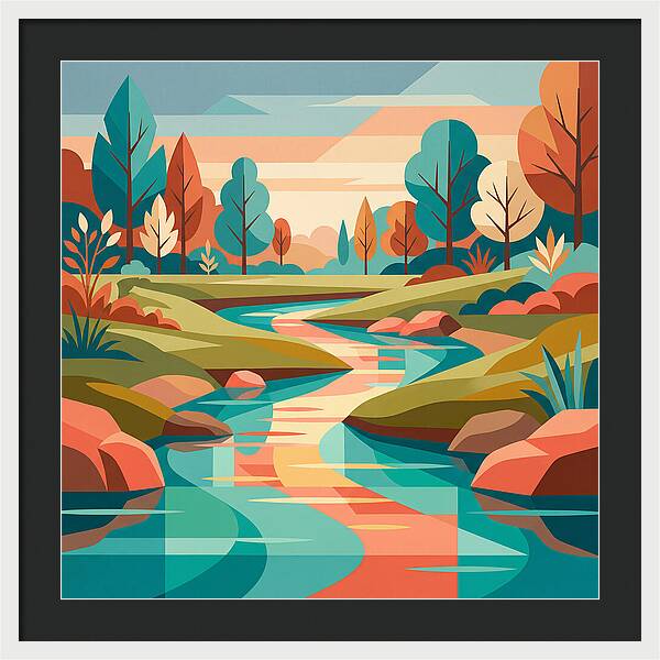 Tranquil Waterscape Scene
