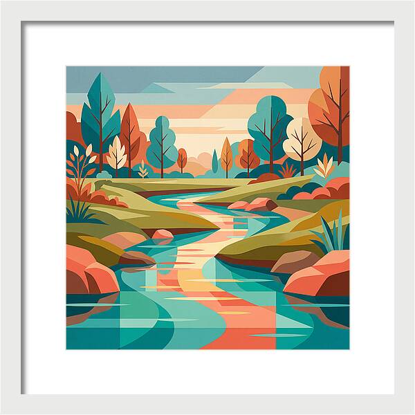 Tranquil Waterscape Scene