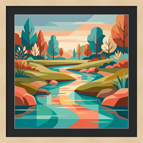 Tranquil Waterscape Scene