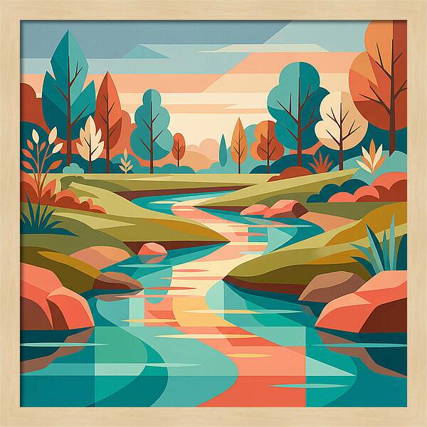 Tranquil Waterscape Scene