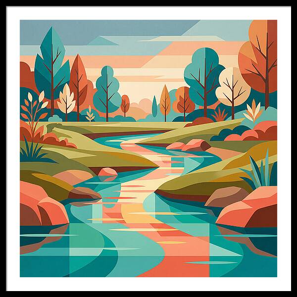 Tranquil Waterscape Scene