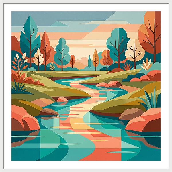 Tranquil Waterscape Scene