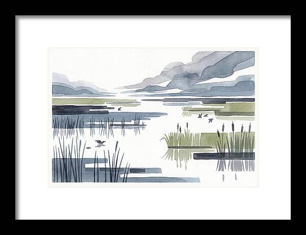Tranquil Wetlands Reflections