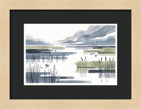 Tranquil Wetlands Reflections