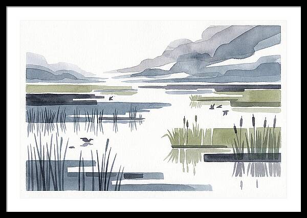 Tranquil Wetlands Reflections
