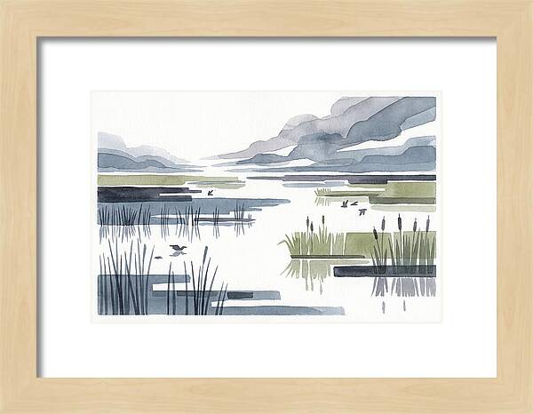 Tranquil Wetlands Reflections