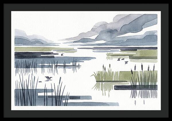 Tranquil Wetlands Reflections