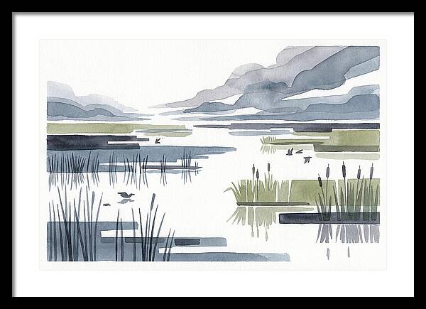 Tranquil Wetlands Reflections
