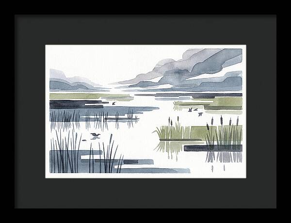 Tranquil Wetlands Reflections