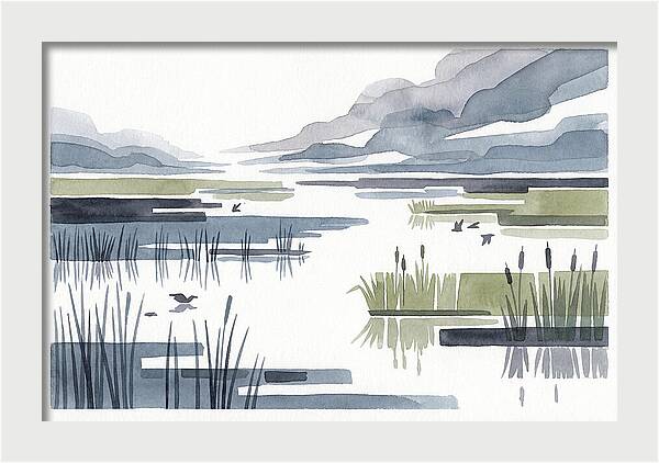 Tranquil Wetlands Reflections
