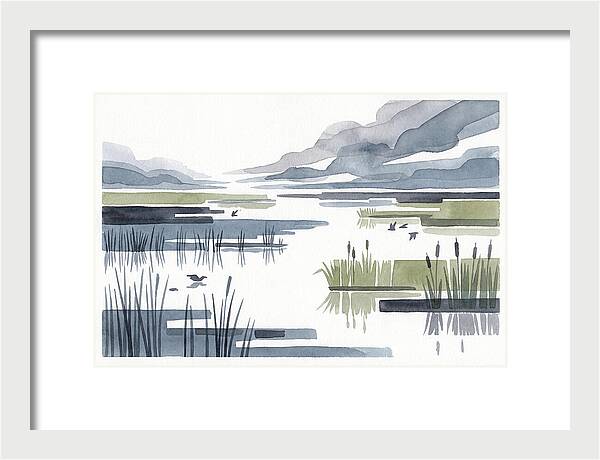 Tranquil Wetlands Reflections