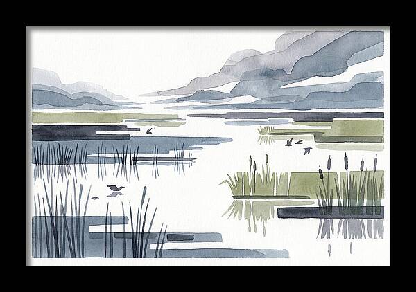 Tranquil Wetlands Reflections