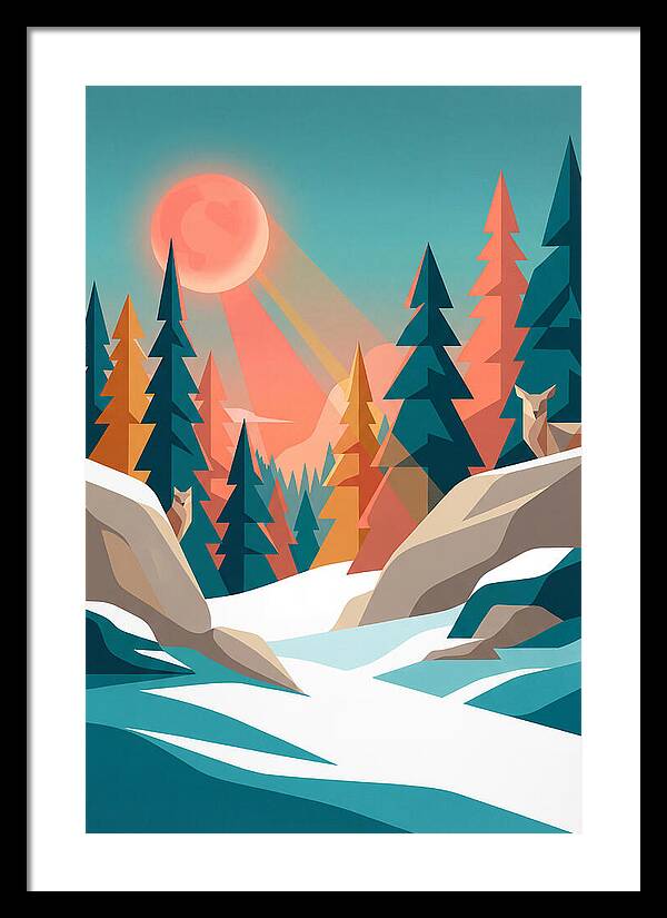 Tranquil Winter Scene