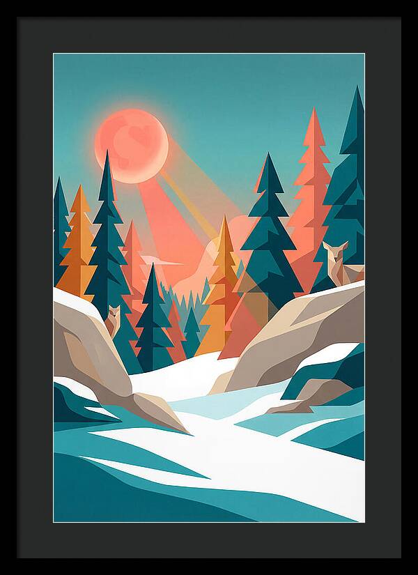 Tranquil Winter Scene