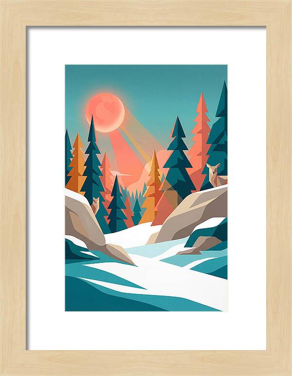 Tranquil Winter Scene