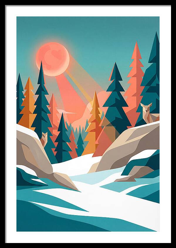 Tranquil Winter Scene