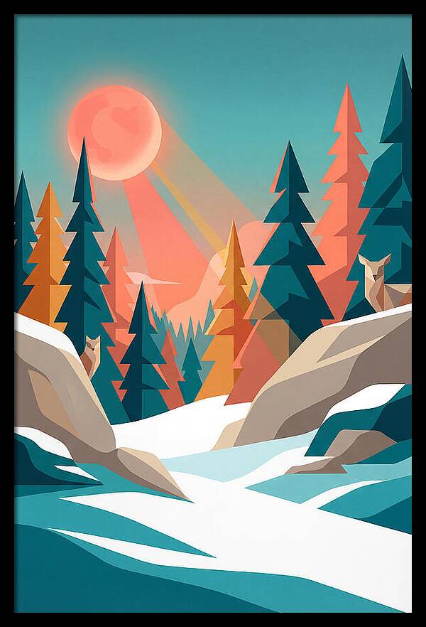 Tranquil Winter Scene