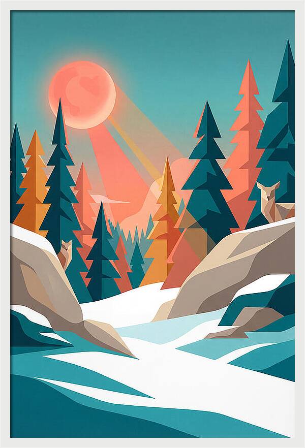 Tranquil Winter Scene