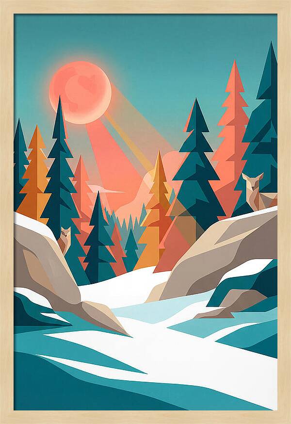 Tranquil Winter Scene