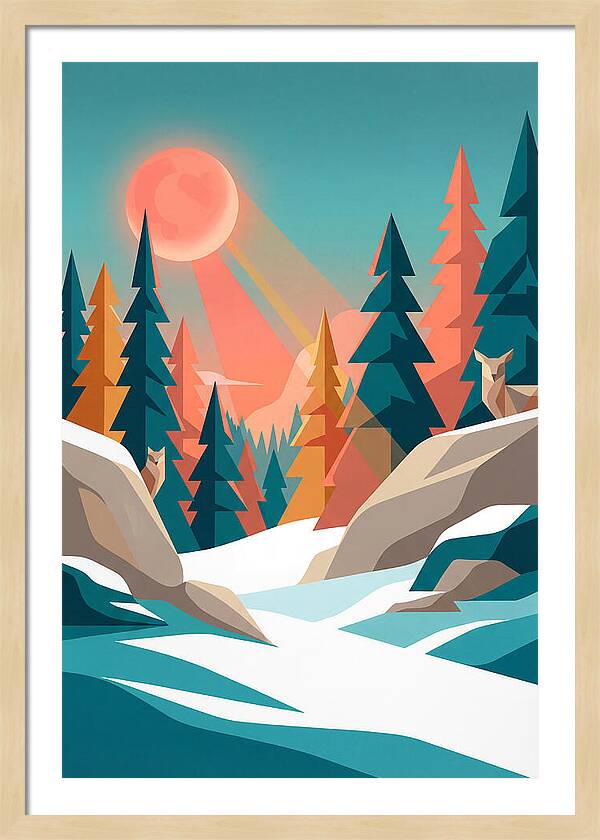 Tranquil Winter Scene