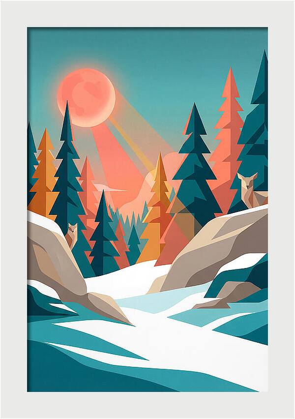 Tranquil Winter Scene