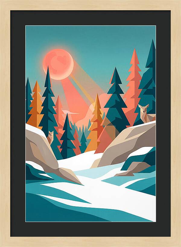 Tranquil Winter Scene