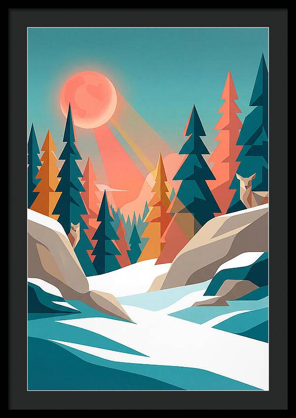 Tranquil Winter Scene