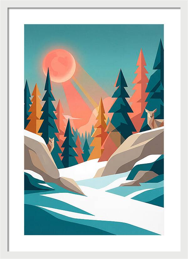 Tranquil Winter Scene