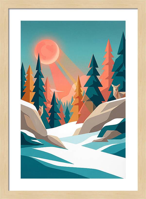 Tranquil Winter Scene