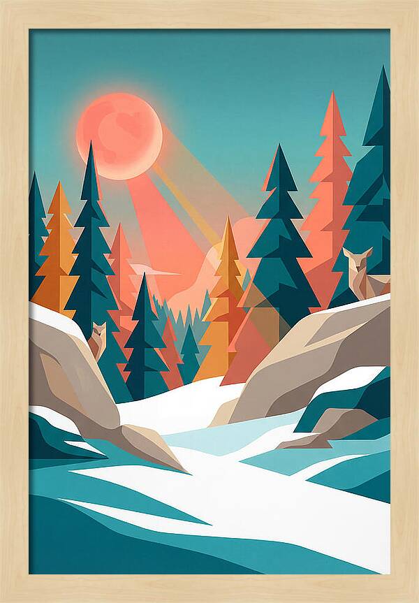 Tranquil Winter Scene