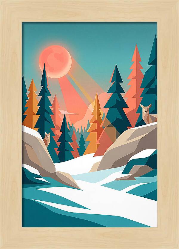 Tranquil Winter Scene