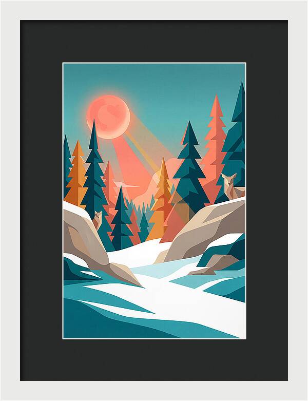 Tranquil Winter Scene