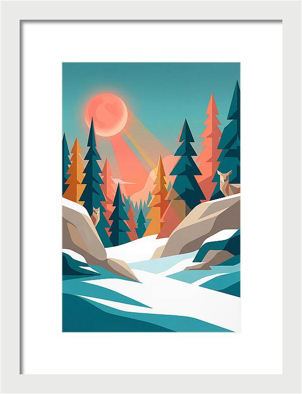 Tranquil Winter Scene